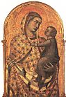 Pietro Paintings - Madonna and Child by Pietro Lorenzetti